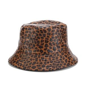 Leopard print hat